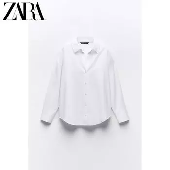 Рубашка Zara Oxford, белый