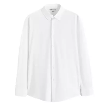 Рубашка Zara Stretch, белый