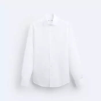 Рубашка Zara Textured, белый
