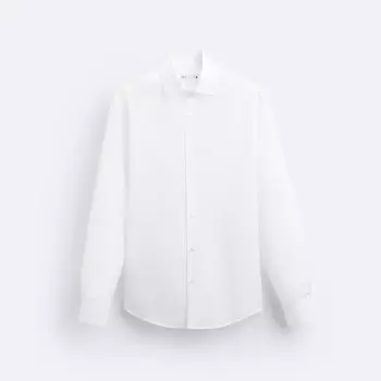 Рубашка Zara Textured, белый