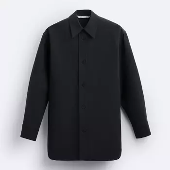 Рубашка Zara X Studio Nicholson Belted, синий