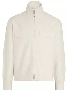 Рубашка Zegna Oasi ove, белый