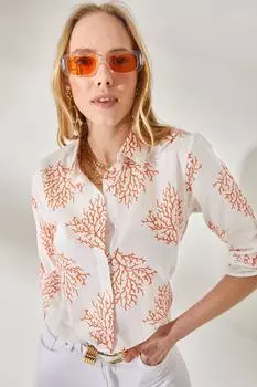 Рубашка – зеленая – стандартного кроя Olalook, зеленый