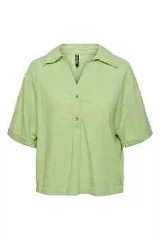 Рубашка – зеленая – стандартного кроя PIECES, зеленый