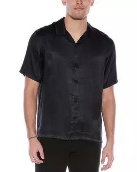 Рубашка жаккардовая Avery rag & bone, черный