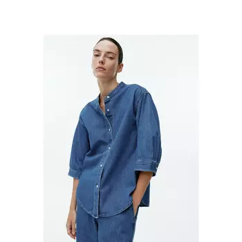 Рубашка женская Arket джинсовая, синий