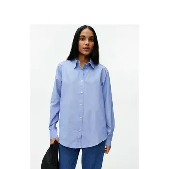 Рубашка женская Arket с острым воротником, синий / белый