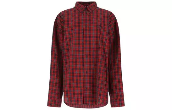 Рубашка женская Balenciaga, красный