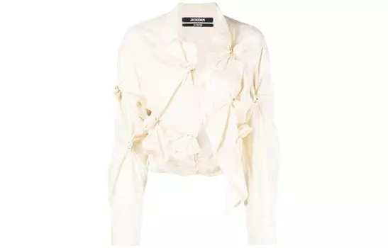 Рубашка женская белая Jacquemus