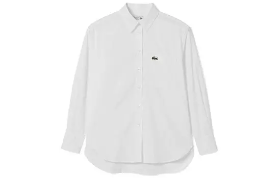 Рубашка женская белая Lacoste