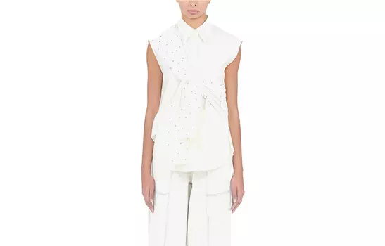 Рубашка женская белая Maison Margiela