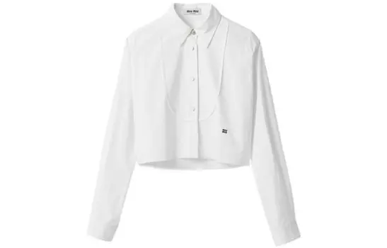 Рубашка женская белая Miu Miu