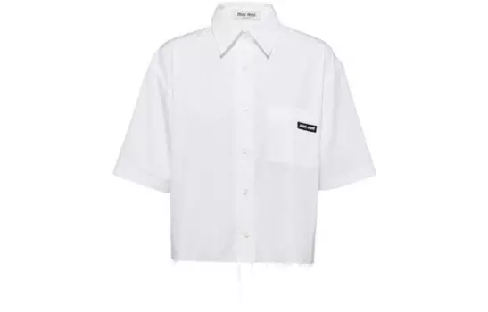 Рубашка женская белая Miu Miu