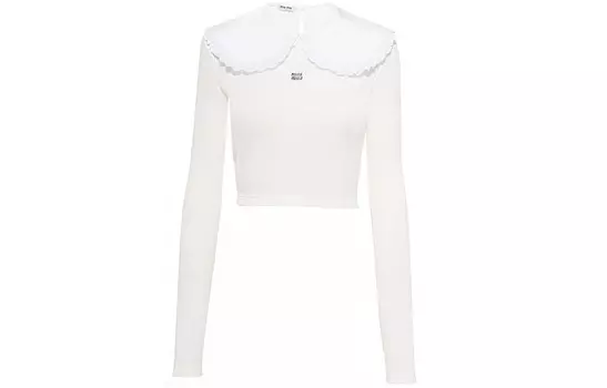 Рубашка женская белая Miu Miu