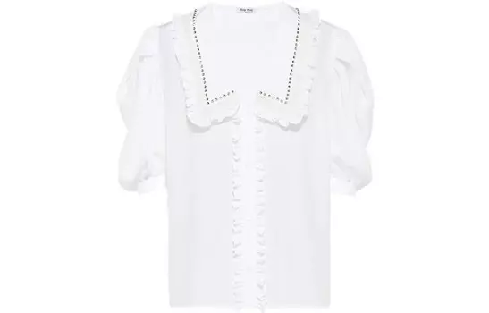 Рубашка женская белая Miu Miu