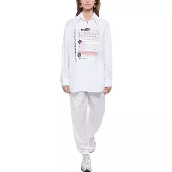 Рубашка женская белая Mm6 Maison Margiela
