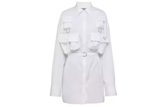 Рубашка женская белая Prada