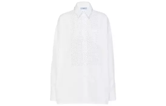 Рубашка женская белая Prada