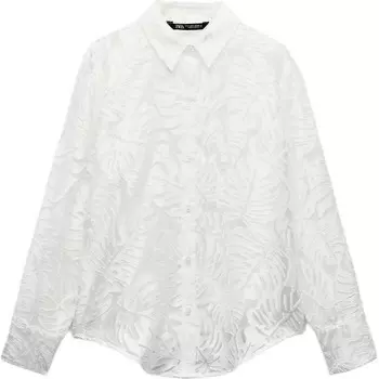 Рубашка женская белая Zara