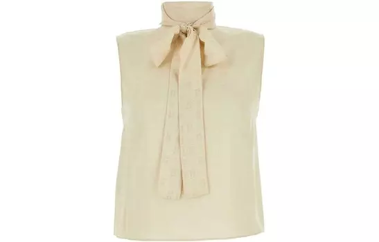 Рубашка женская бежевая Miu Miu