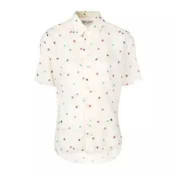 Рубашка женская бежевая Saint Laurent