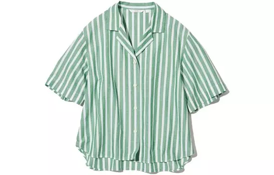 Рубашка женская бирюзовая Uniqlo