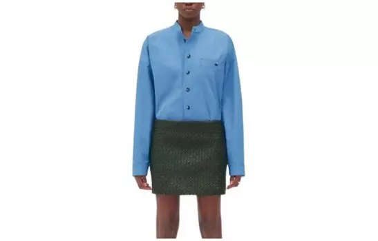 Рубашка женская Bottega Veneta, синий