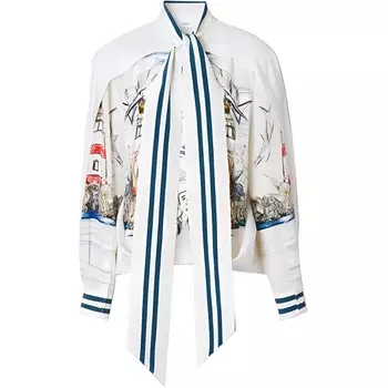 Рубашка женская Burberry, белый