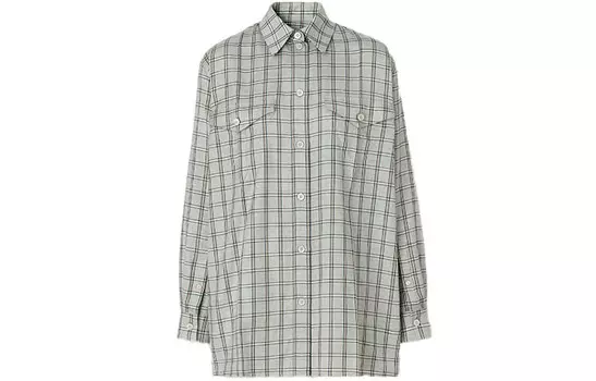 Рубашка женская Burberry Heart Hemp, серый