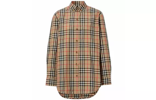 Рубашка женская Burberry, коричневый