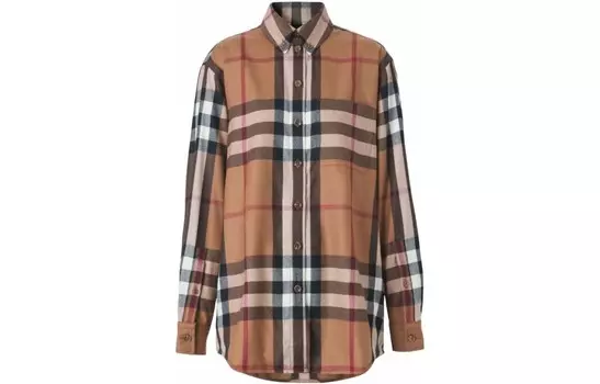 Рубашка женская Burberry, коричневый