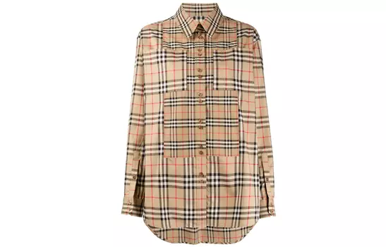Рубашка женская Burberry, коричневый