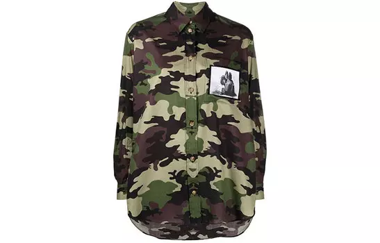 Рубашка женская Burberry, милитари