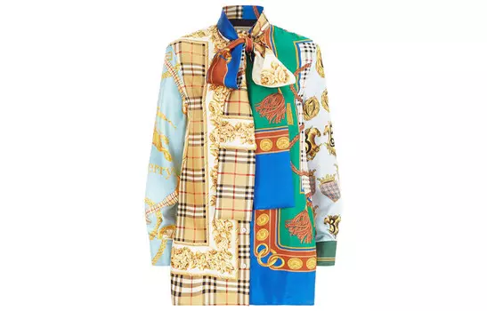 Рубашка женская Burberry, многоцветный