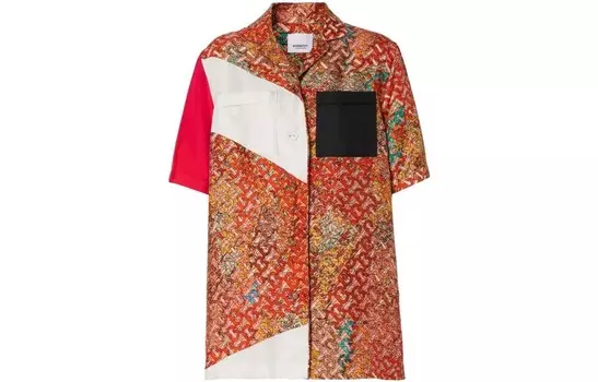 Рубашка женская Burberry, оранжевый