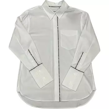 Рубашка женская Burberry с черной полосой, белый