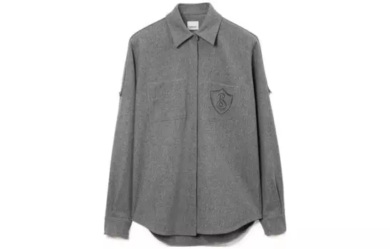 Рубашка женская Burberry, серый