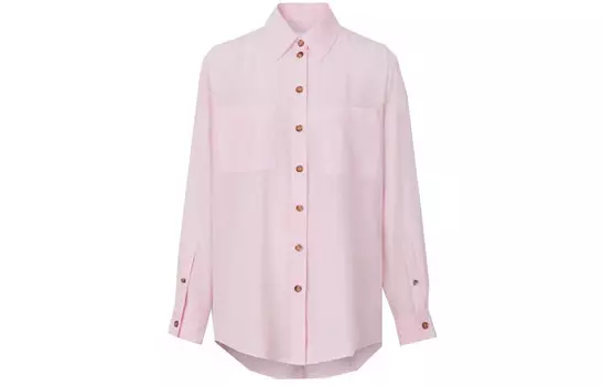 Рубашка женская Burberry, светло-розовый