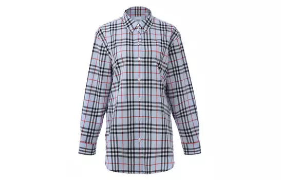 Рубашка женская Burberry, светло-серый