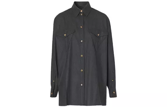 Рубашка женская Burberry, темно-серый