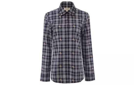 Рубашка женская Burberry, темно-синий