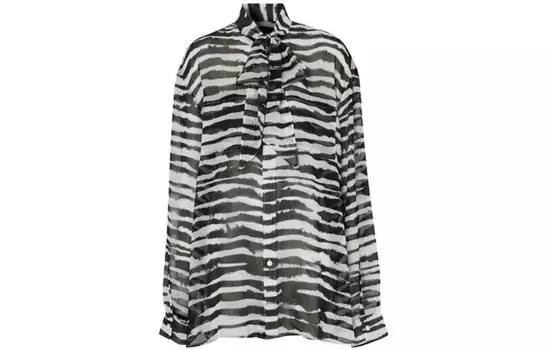 Рубашка женская Burberry, зебра
