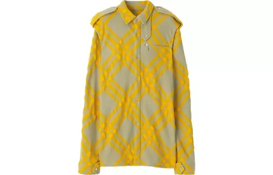 Рубашка женская Burberry, зеленый