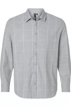 Рубашка женская Burnside, серый/белый