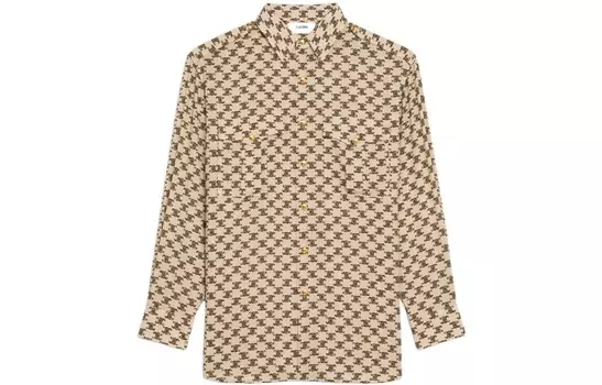 Рубашка женская Celine, карамельный