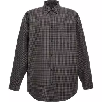 Рубашка женская черная Balenciaga