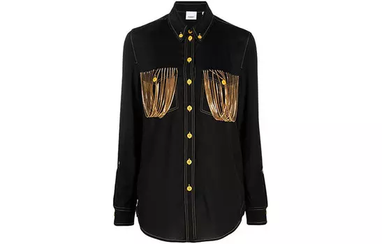 Рубашка женская черная Burberry