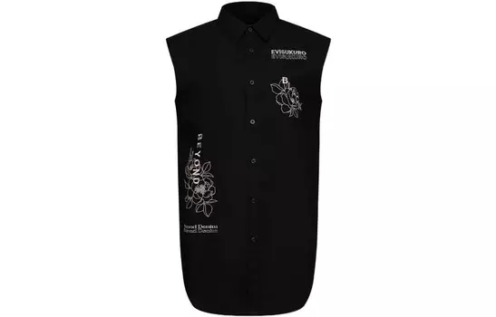 Рубашка женская черная Evisu