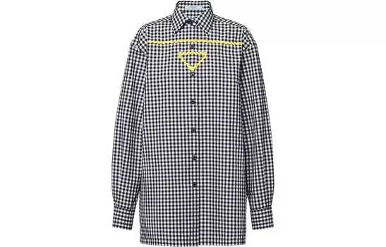 Рубашка женская черная Prada