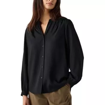 Рубашка женская черная Uniqlo